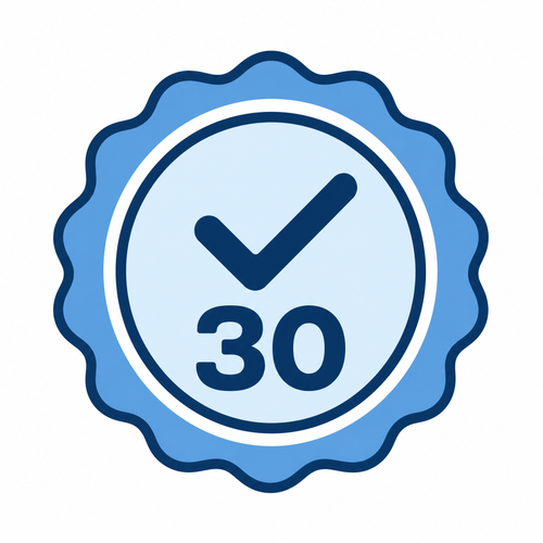 30-Day Warranty